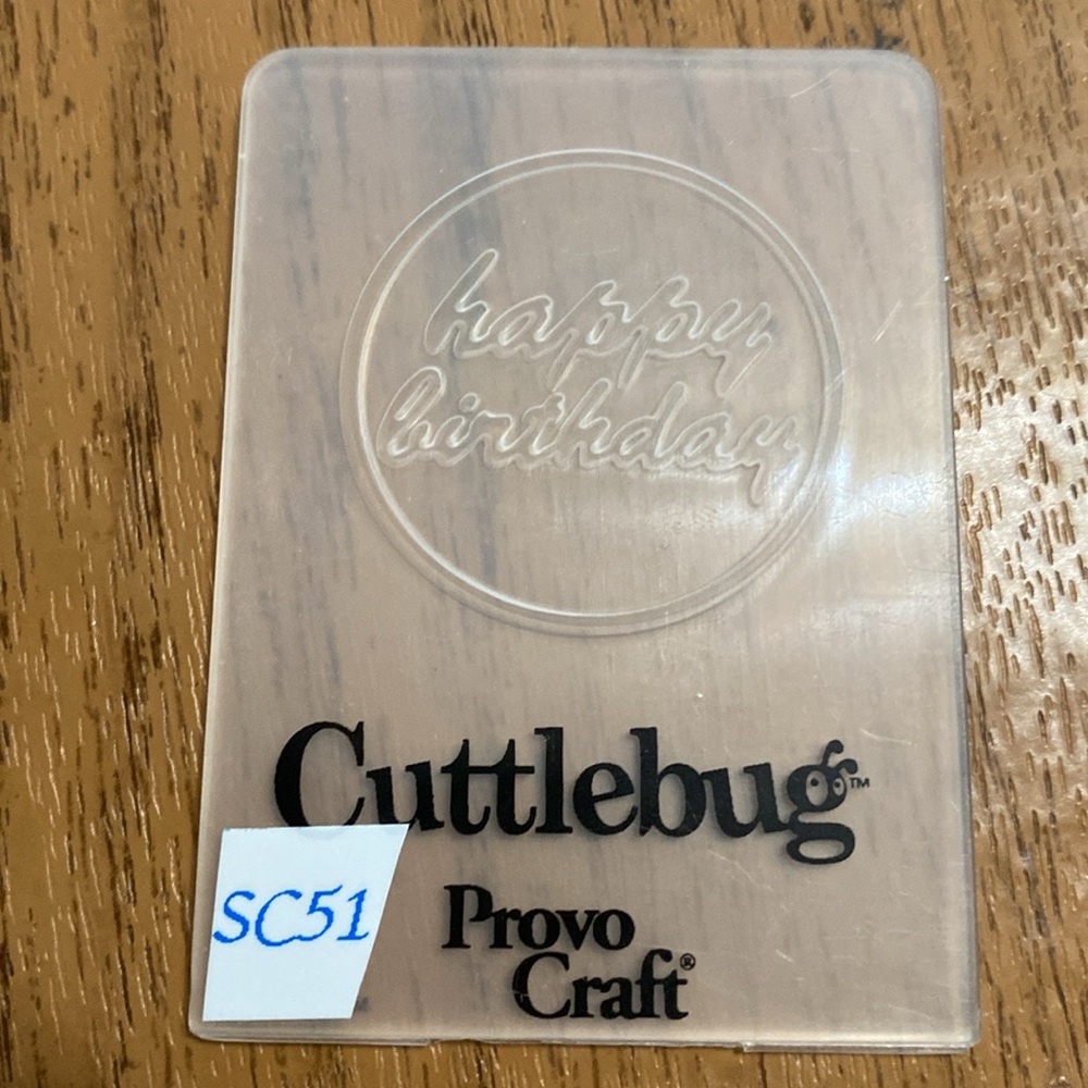 Cuttlebug Mini Embossing Folders-Birthday - Picture 4 of 6